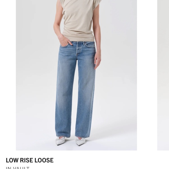 Agolde Low Rise Straight Leg Women's Jeans